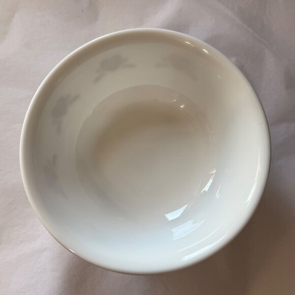 Set Of 5 Corelle Blue Hearts Cereal Bowls 6.25” Diameter White & Blue Design - Picture 5 of 7